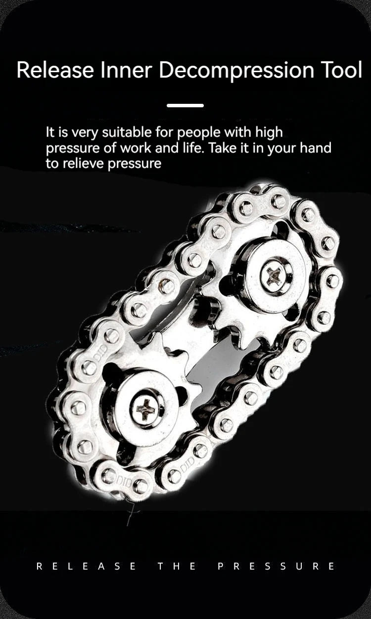 New Sprockets Flywheel Fingertip Gyro Fidget Spinner