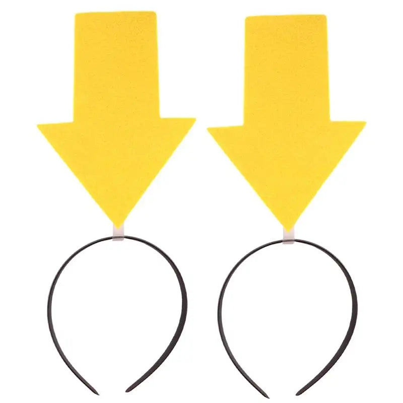 2pcs Creative Arrowhead Shape Headband
