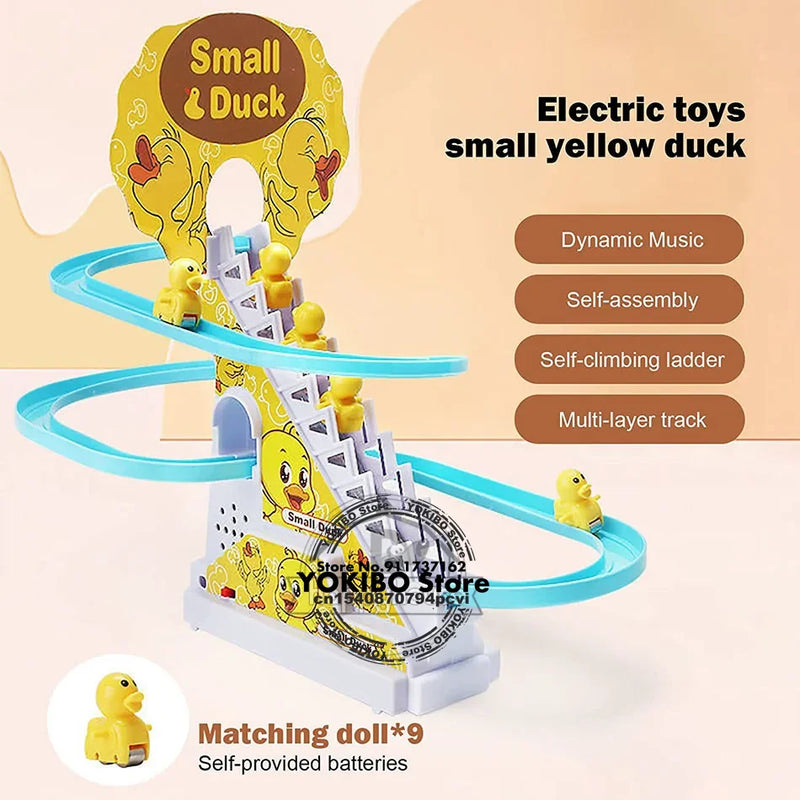 Baby Toys Electric Duck Track Slide Toys