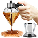 200ml Honey Dispenser Diamond Shaped Glass Oil Dispenser