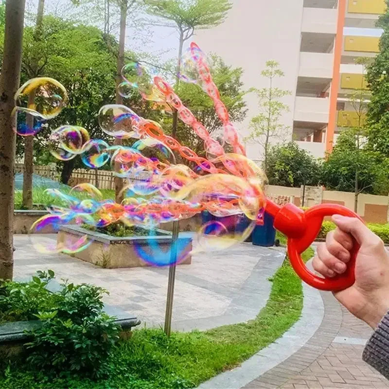 32 Holes Bubble Wand Handheld Smiling Face Bubble Stick