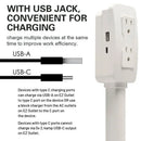 Electrical Outlet Extender Adjustable Length Sofa Socket