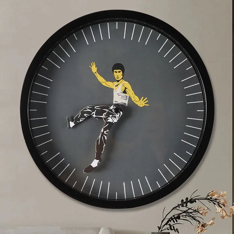 Kung Fu Wall Clock