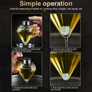 200ml Honey Dispenser Diamond Shaped Glass Oil Dispenser