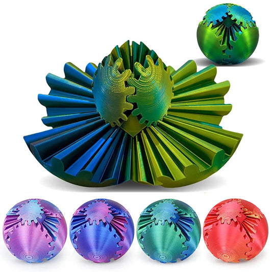Gear Ball 3D Printed Spin Ball