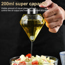 200ml Honey Dispenser Diamond Shaped Glass Oil Dispenser