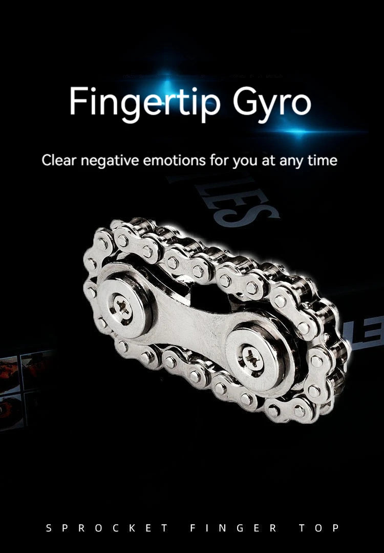 New Sprockets Flywheel Fingertip Gyro Fidget Spinner