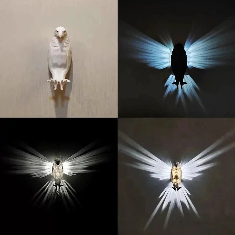 Wall Lamp Owl Eagle Shape Projector