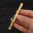 Panlong Stick Cylindrical Carving Surround Brass Portable Creative Kerosene Lighter