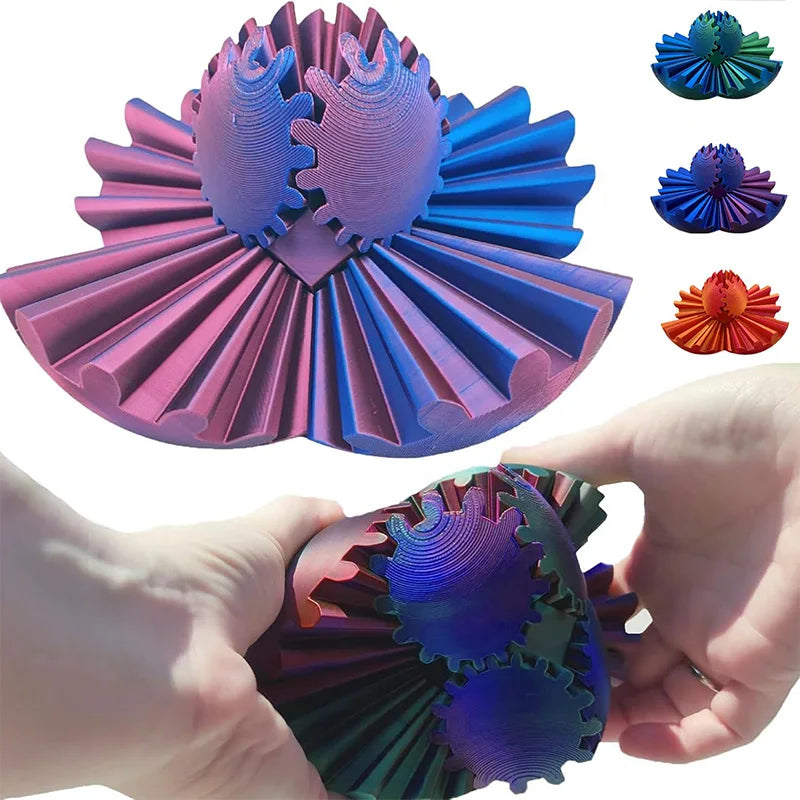 Gear Ball 3D Printed Spin Ball