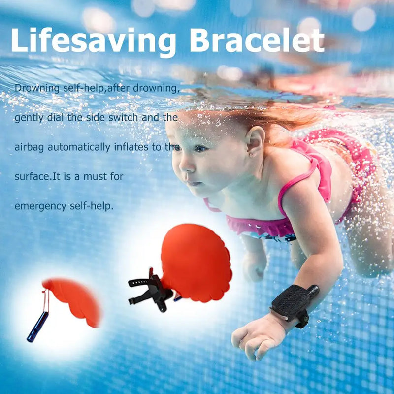 Anti Drowning Lifesaving Bracelets Floating Swimming Safety Rescue Device