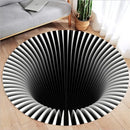 3D Vortex Optical Illusion Rugs