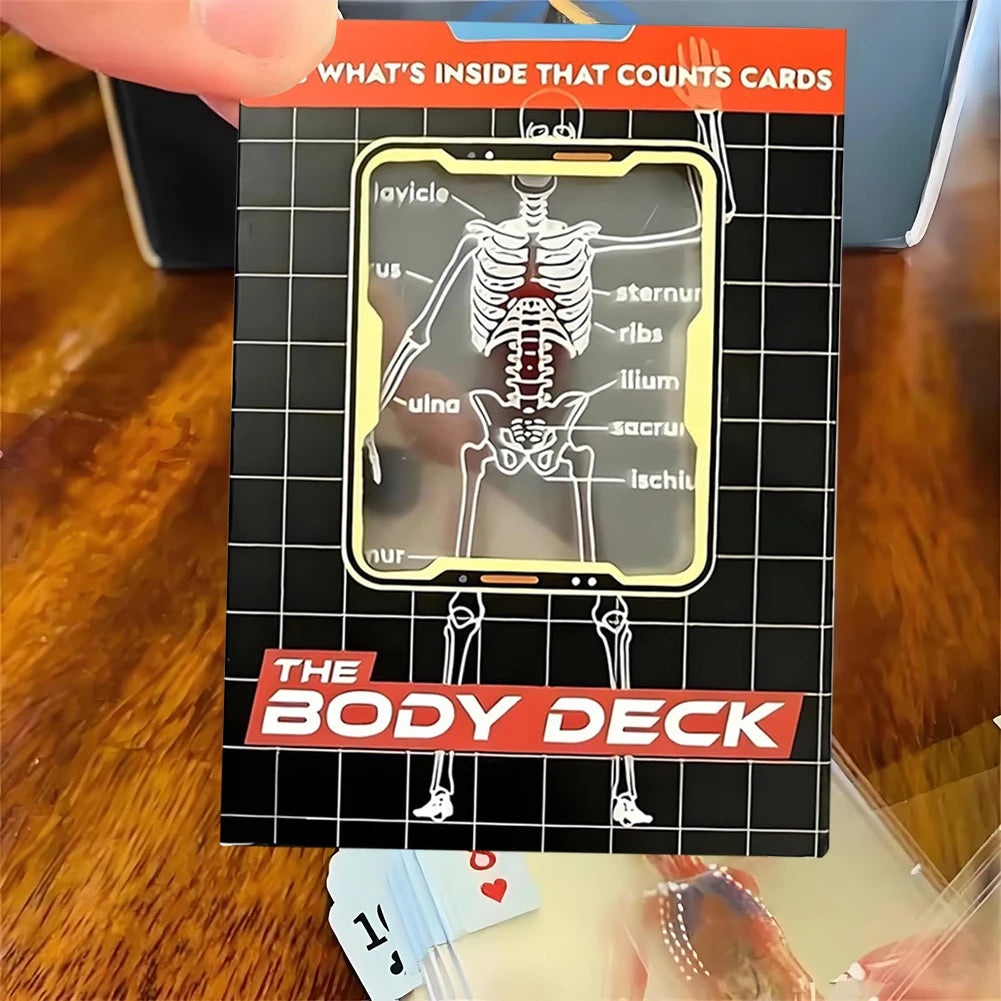 1-3PCS Human Anatomy Poker Cards