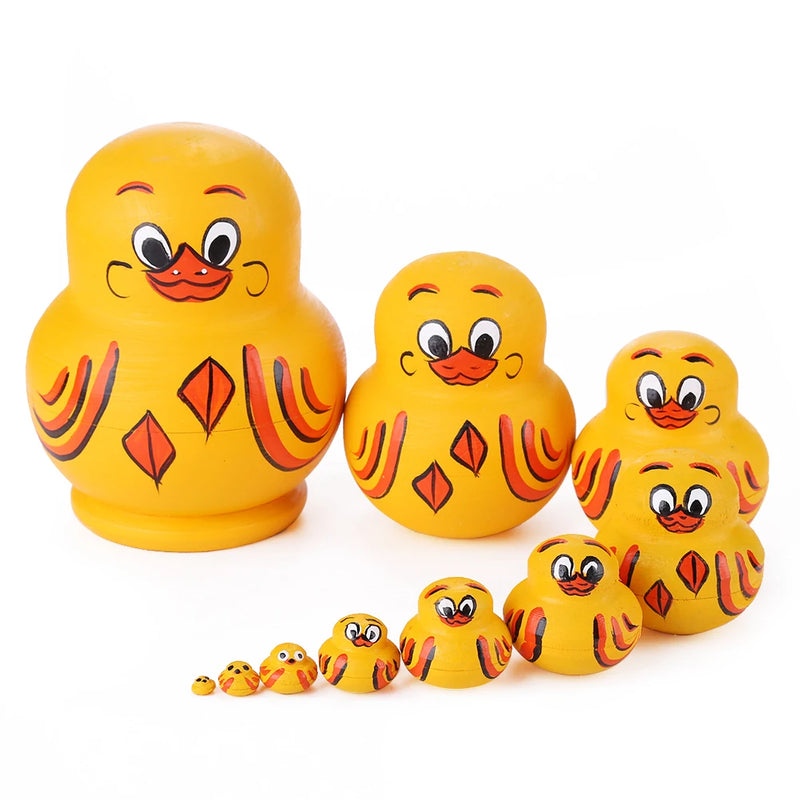 Yellow Duck and Kinds of Animals for Kids Toys