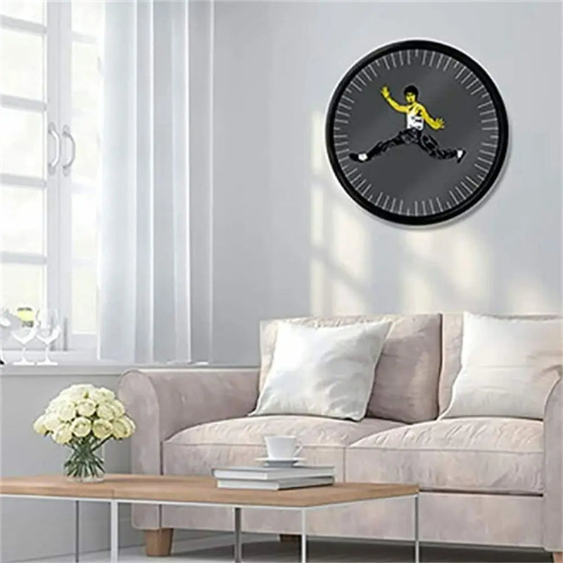 Kung Fu Wall Clock