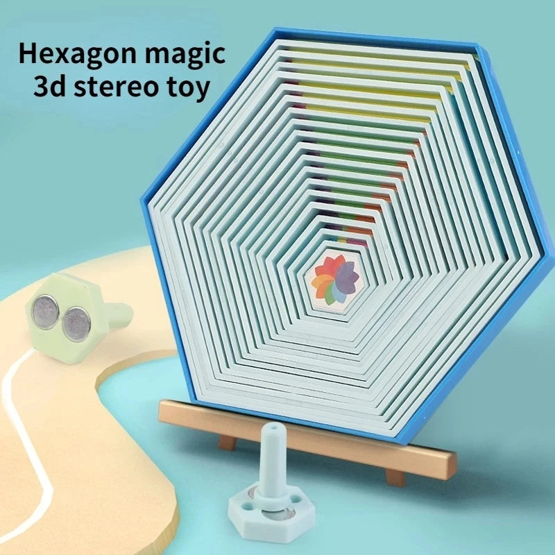 3d Printing Creative Torsion Deformation Hexagon Puzzle