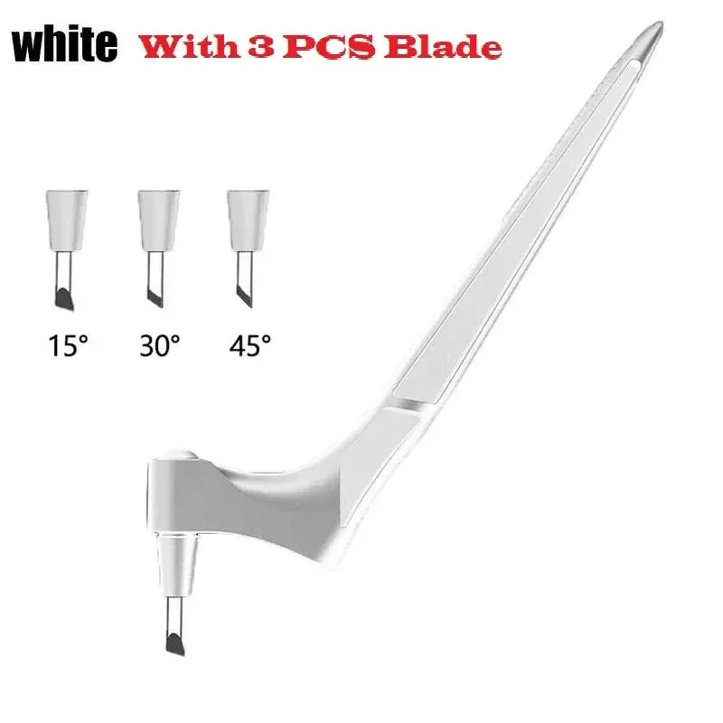 1Pc Craft Cutting Tools 3Pcs 360-Degree Rotating Carbon Steel Replacement Blade