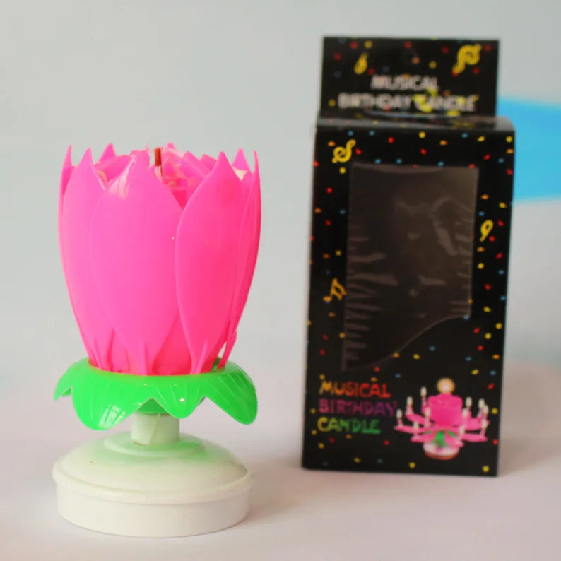New Rotating Music Candle