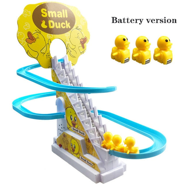 Electric Duck Track Slide Toys