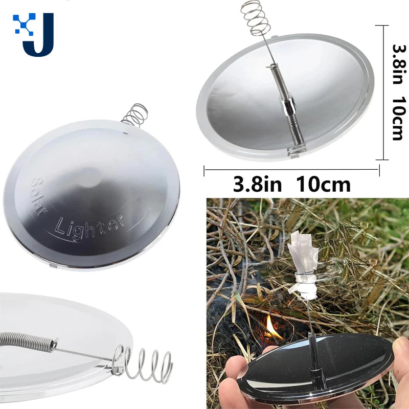 Solar Lighter Outdoor Camping Survival Fire Starter Emergency Tool