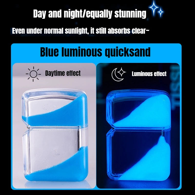 Cool Glowing Liquid Sand Lighter