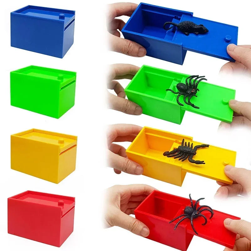 Spider Funny Scare Wooden Hidden Box Prank