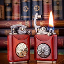 Rosewood Wooden Zorro Rocker Kerosene Lighter