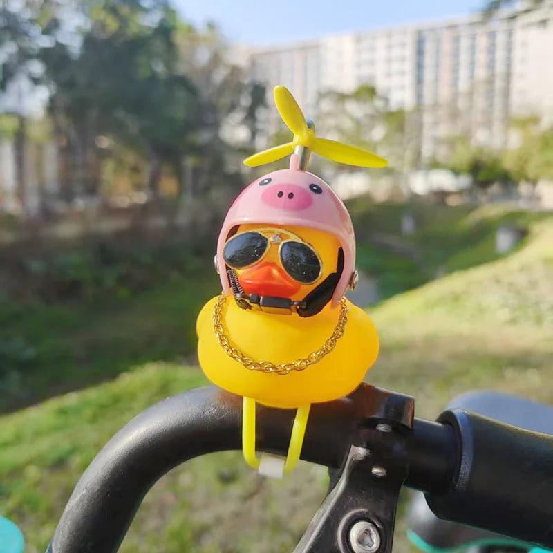 Bike Ornament Bicycle Horns Squeeze Rubber Duck