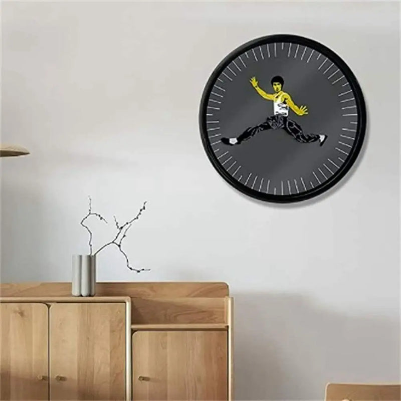 Kung Fu Wall Clock