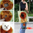 Lion Shaped Pet Canvas Shoulder Bag