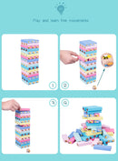 Number Animal Wooden Blocks Game