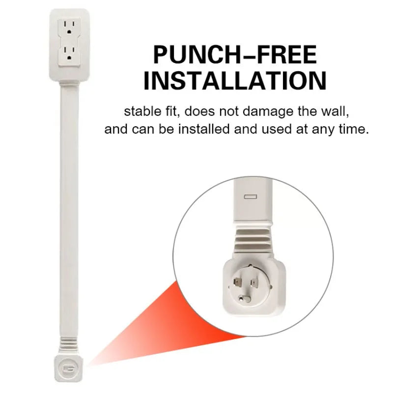 Electrical Outlet Extender Adjustable Length Sofa Socket