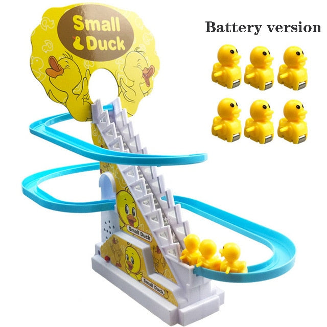 Electric Duck Track Slide Toys