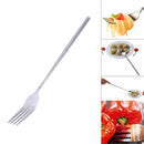 Silver Stainless Telescopic Extendable Fork