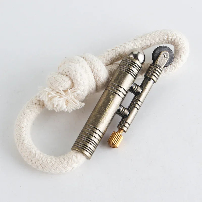 Portable Metal Windproof Kerosene Match Rope Lighter