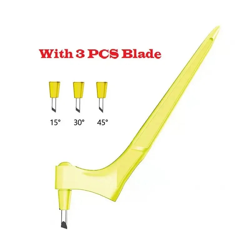 1Pc Craft Cutting Tools 3Pcs 360-Degree Rotating Carbon Steel Replacement Blade