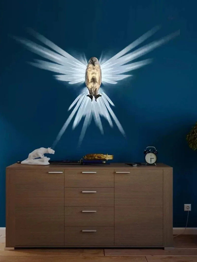 Wall Lamp Owl Eagle Shape Projector