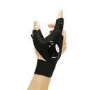 LED Flashlight Luminous Running Gloves