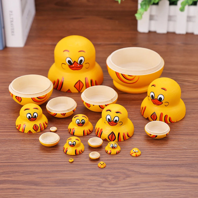 Yellow Duck and Kinds of Animals for Kids Toys