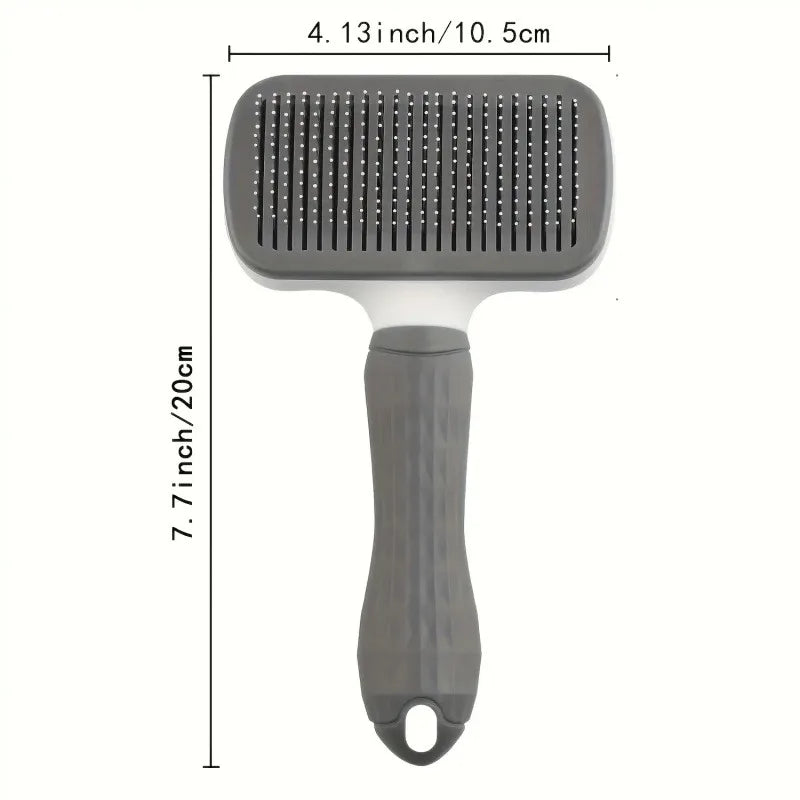 Easy-Clean Pet Grooming Brush