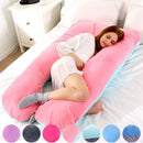 U Shaped Soft Fleece Pregnant Pillow