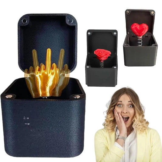 Middle Finger In A Box Funny Surprise Gift Box