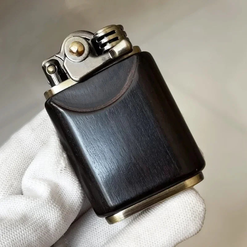 Rosewood Wooden Zorro Rocker Kerosene Lighter