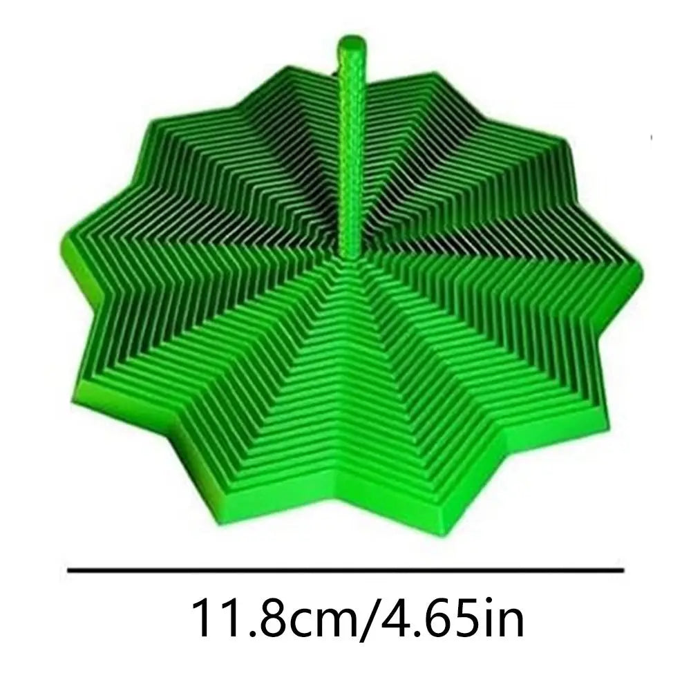 Fidget Star 3D Printed with Handles Fractal Fidget