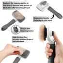 Easy-Clean Pet Grooming Brush