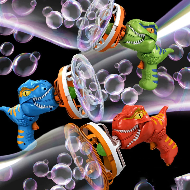 Dinosaur Bubble Gun Machine Toys