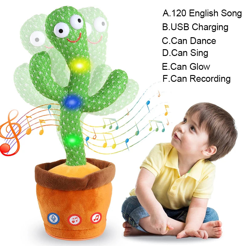 Dancing cactus Talk Plushie Stuffed Toys For Kids Gift