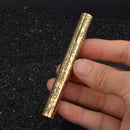 Panlong Stick Cylindrical Carving Surround Brass Portable Creative Kerosene Lighter