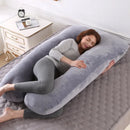 U Shaped Soft Fleece Pregnant Pillow