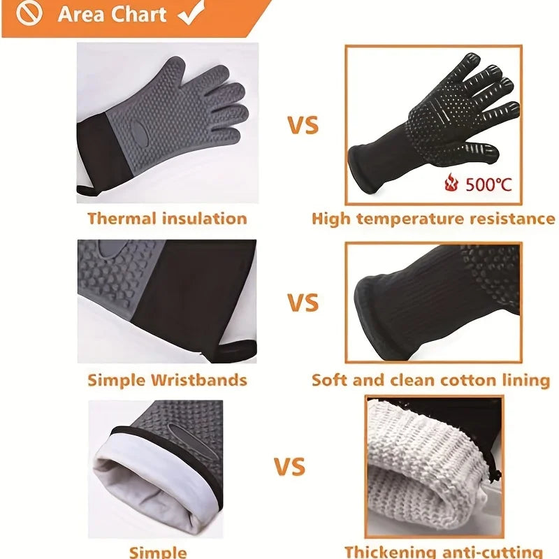 Fireproof Anti Heat Insulation Glove for Baking